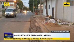 Calles rotas por trabajos de la essap - ABC Noticias - ABC Color