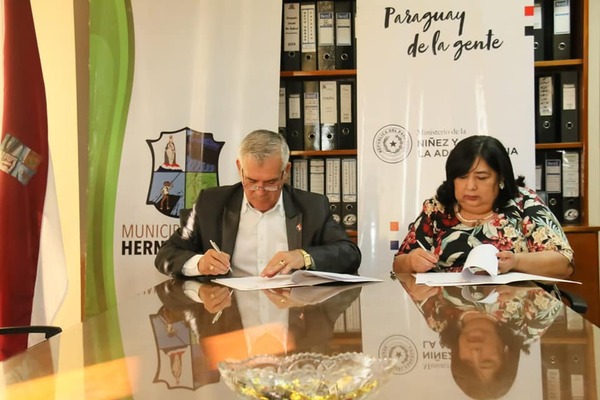 El MINNA y la Municipalidad de Hernandarias firmaron convenio de cooperación interinstitucional