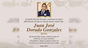 Familia anuncia fallecimiento de Juan José Dorado: restos serán llevados a Bolivia
