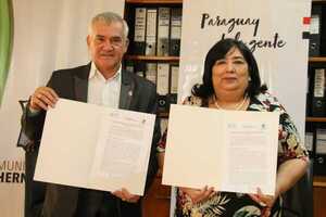 El MINNA y la Municipalidad de Hernandarias firmaron convenio de cooperación interinstitucional - Noticde.com