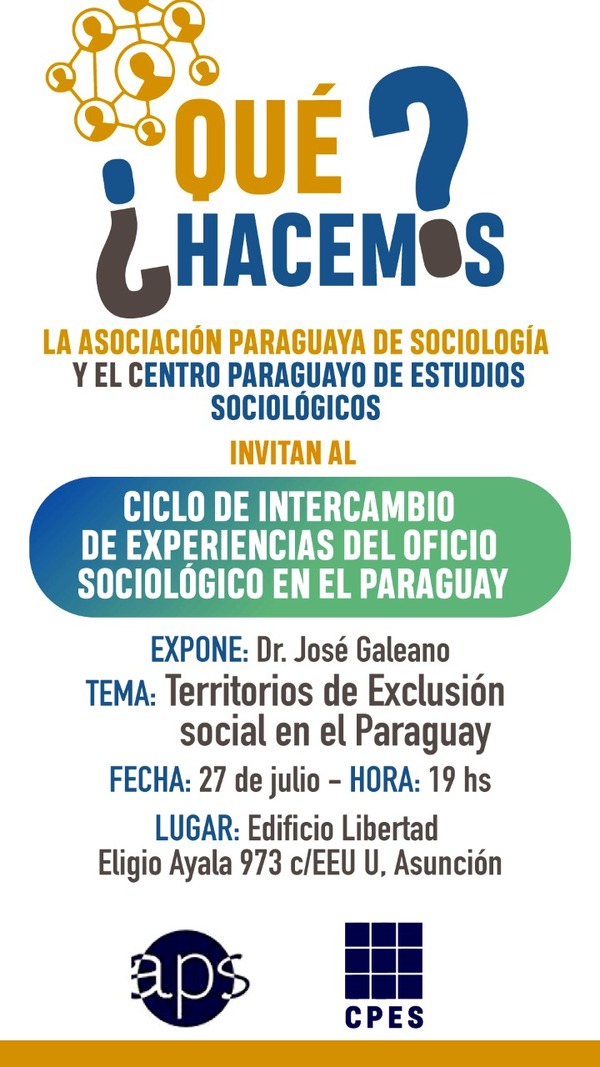 Ciclo de encuentros sociológicos "Que Hacemos" se inicia este miércoles - .::Agencia IP::.
