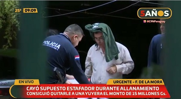 Detienen a “estafador” tras denuncia de yuyera