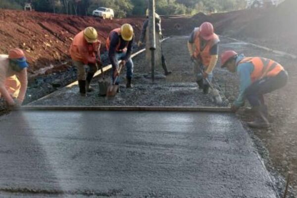 Sigue construcción de futuro acceso a Puertos en la zona del Puente de la Integración - Noticde.com
