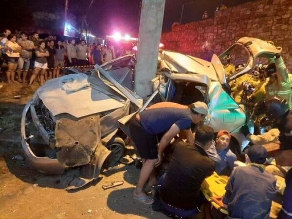 Accidente con derivación fatal deja dos fallecidos sobre la ruta PY03