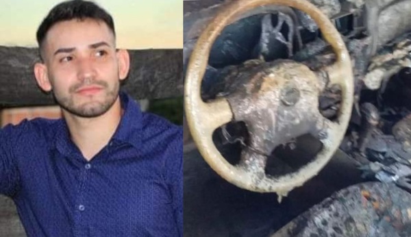 Tras varios días de agonía falleció el joven quemado en incendio vehícular - Noticiero Paraguay
