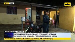 Hombre fue encontrado con moto robada - ABC Noticias - ABC Color