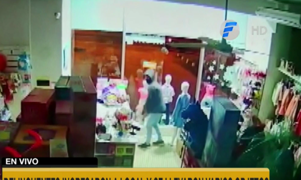 Asaltaron local comercial en Areguá | Telefuturo