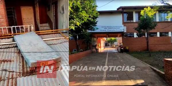 SEGUIDILLA DE HURTOS EN ESCUELA CLEMENTINA IRRAZABAL DE ENCARNACIÓN
