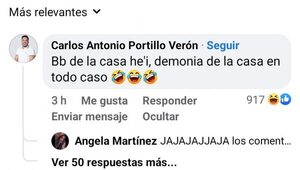 Carlos Portillo trató de "demonia" a Natty Balbuena - Teleshow