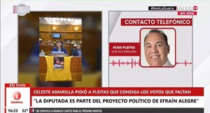 Celeste Amarilla dice a Hugo Fleitas que su misión ahora “no es la Presidencia” sino convencer a indecisos - Megacadena — Últimas Noticias de Paraguay