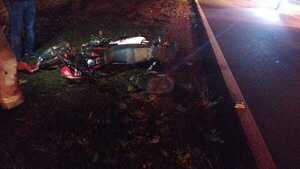 FRAM: MOTOCICLISTA FALLECE TRAS UN CHOQUE SOBRE LA RUTA GRANEROS DEL SUR