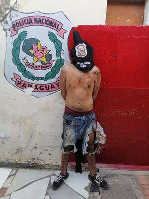 Detienen a “Yacaré Pecho”, que causaba zozobra en Luque - Policiales - ABC Color
