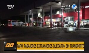 Comenzó el paro de buses del interior | Telefuturo
