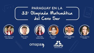 Paraguay presente en la 33º Olimpiada Matemática del Cono Sur - .::Agencia IP::.