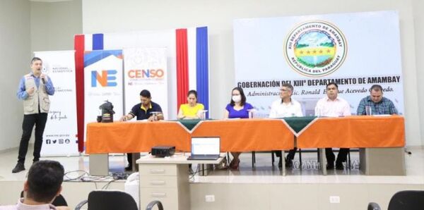 Gobernador y líderes distritales del Amambay dan amplio apoyo al Censo Nacional