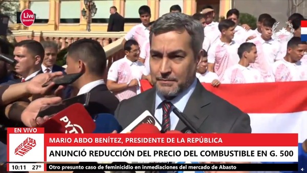 Gobierno anuncia baja del precio de dos tipos de combustibles en Petropar - Megacadena — Últimas Noticias de Paraguay