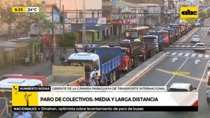 Paro de colectivos: media y larga distancia   - ABC Noticias - ABC Color