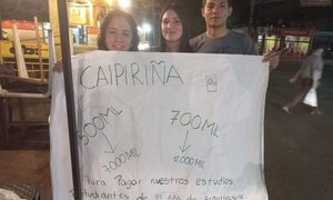 Estudiantes de Arquitectura no consiguen laburo y venden caipiriña para pagar sus estudios