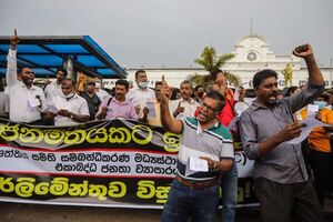 Los manifestantes de Sri Lanka expresan su temor a las detenciones - Mundo - ABC Color