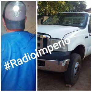 Conductor detenido con camión y cargamento de dudosa procedencia - Radio Imperio