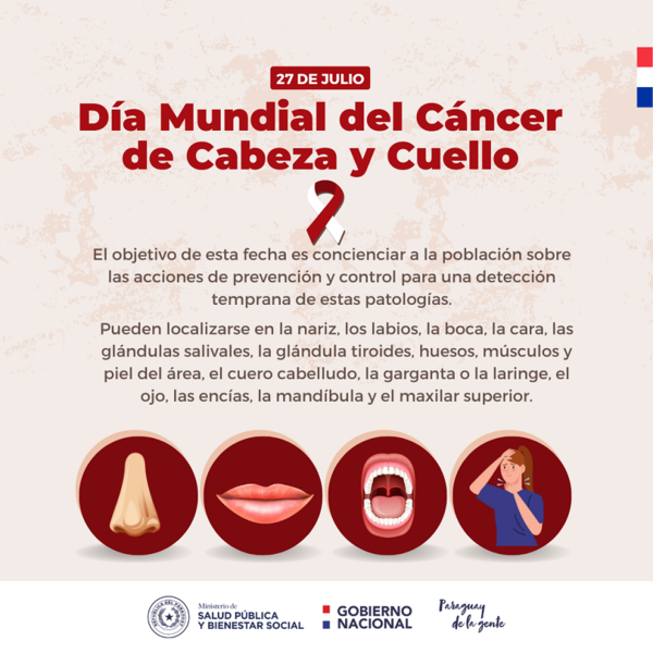 Día Mundial del Cáncer de Cabeza y Cuello: detección temprana es clave para la curación - .::Agencia IP::.