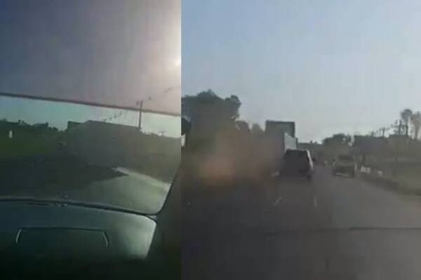Crónica / [VIDEO] Por "criminal" adelantamiento, camionero ligó feroz multa