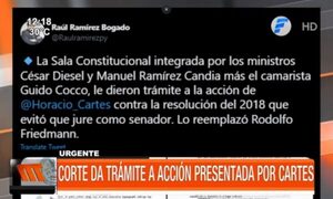 ¿En busca de fueros? Corte da trámite a acción de Horacio Cartes | Telefuturo