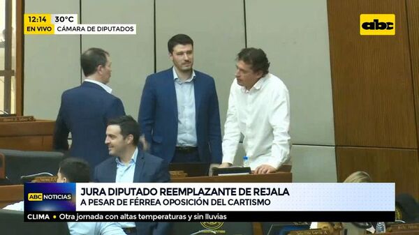 Jura diputado reemplazante de Rejala - ABC Noticias - ABC Color