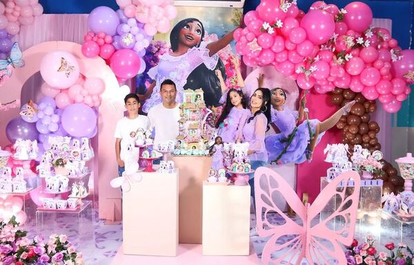 Rossana Barrios celebró los siete años de su hija Sofía - Gente - ABC Color
