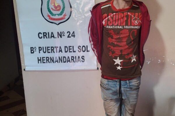 Detienen a sujeto buscado por hurto y robo