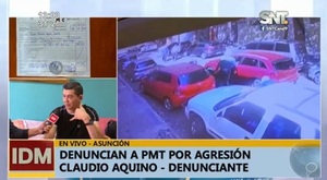 Conductor denuncia a PMT de Asunción por agresión