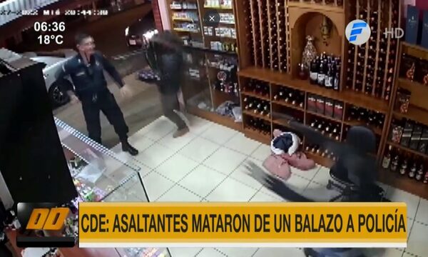 Asaltantes asesinan a policía en Ciudad del Este | Telefuturo