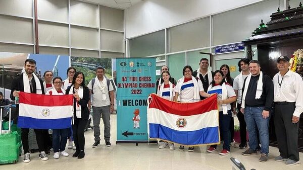 DELEGACIÓN PARAGUAYA INSTALADA EN INDIA A  LA ESPERA DEL INICIO DE OLIMPIADAS DE AJEDREZ