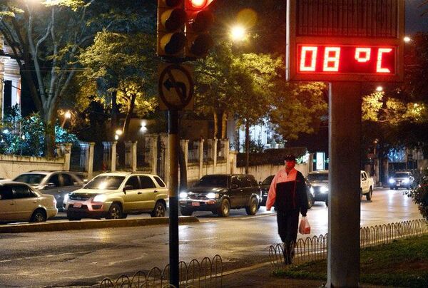 Para hoy se espera un “brusco descenso” de la temperatura - Nacionales - ABC Color