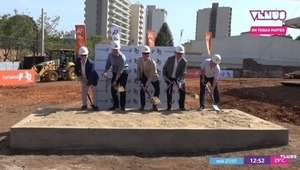 Realizan palada inicial del futuro Fortaleza Molas López