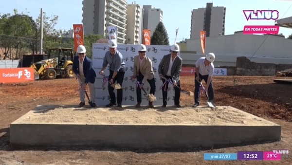 Realizan palada inicial del futuro Fortaleza Molas López