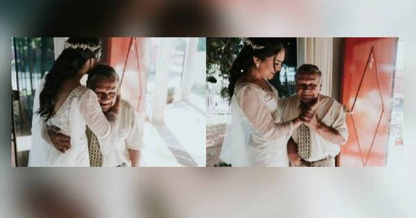 La Nación / Sentimiento puro: abuelo se emociona al ver a su nieta vestida de novia