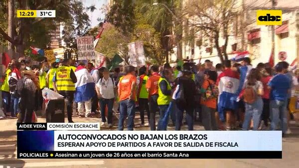 Autoconvocados no bajan los brazos - ABC Noticias - ABC Color