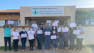 Trabajadores de la salud exigen el reajuste del 40%