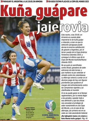 Kuña guápare jajerovia - Fútbol - ABC Color