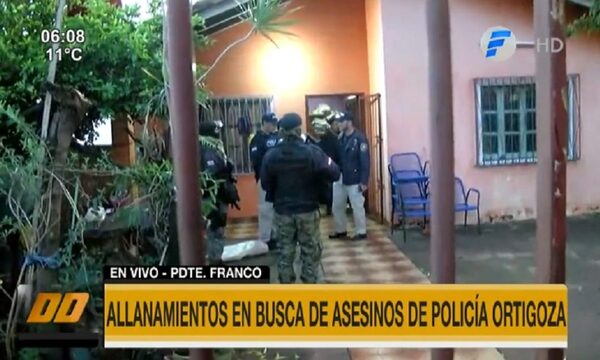 Policía asesinado: Allanamientos y primeros detenidos en Alto Paraná | Telefuturo