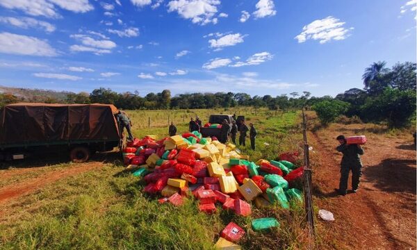 Incautación récord de marihuana: Paraguay y Brasil anulan 145 toneladas de marihuana equivalentes a USD 12,5 millones
