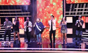 Tremenda presentación de Dani Meza y semifinalistas de “Rojo” | Telefuturo