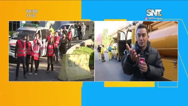 Simulacro de evacuación en el Palacio de Justicia - SNT