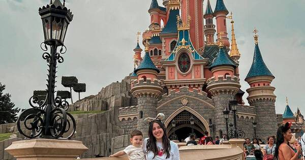 La Nación / Hijo de Miguel Almirón disfrutó de Disneyland París