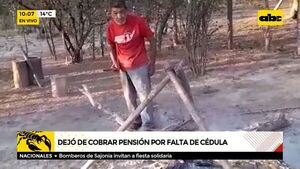 Dejo de cobrar pensión por falta de cédula - ABC Noticias - ABC Color