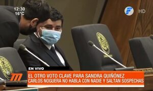 Voto clave: Carlos Noguera se mantiene en un sospechoso silencio | Telefuturo