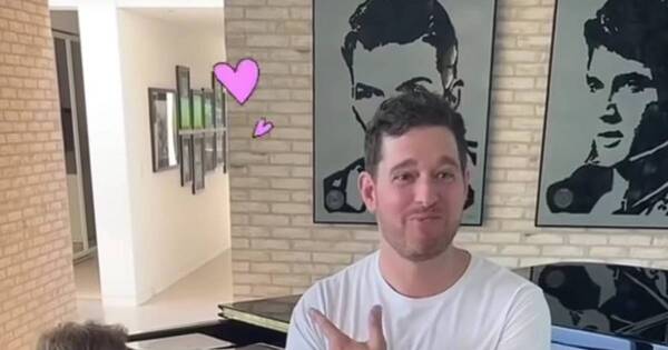 La Nación / La gran emoción de Michael Bublé al ver a su hijo interpretar el piano