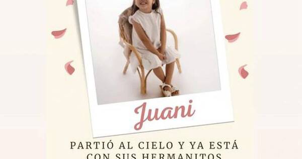 La Nación / Tras una larga lucha falleció la pequeña Juanita, a la espera de un donante de riñón