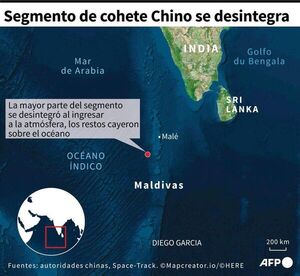 China asegura que el riesgo por caída de su cohete es “extremadamente bajo” - Ciencia - ABC Color
